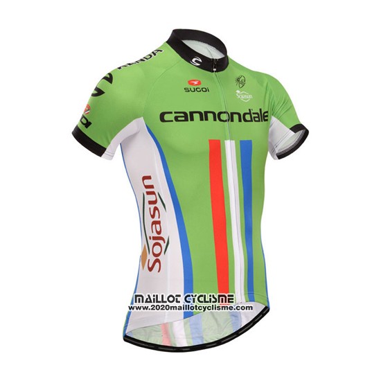 2014 Maillot Ciclismo Cannondale Champion Nouvelle Zelande Manches Courtes et Cuissard